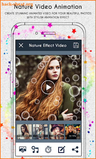 Nature Effect Photo Video Maker - Photo Animation screenshot