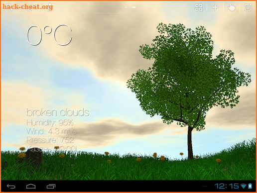 Nature Live Weather 3D LWP screenshot