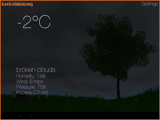 Nature Live Weather 3D PRO screenshot