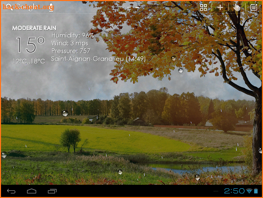 Nature Live Weather LWP screenshot