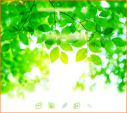 Nature Wallpaper Sun Filled Spring Green Theme screenshot