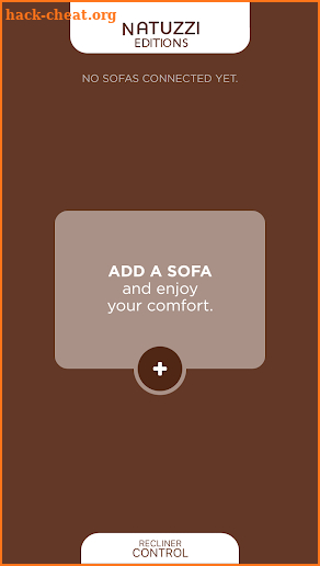 Natuzzi Editions SOFA CONTROL screenshot