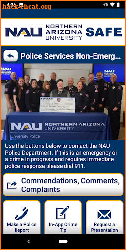 NAU SAFE screenshot