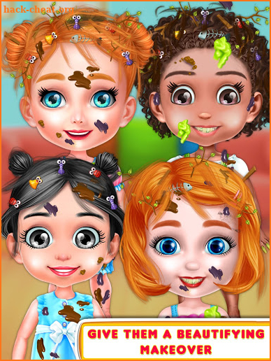 Naughty Kids Makeover - Sweet Baby Cleanup Games screenshot