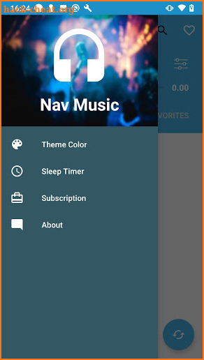 NAV Music player screenshot