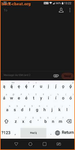 Navajo Keyboard screenshot