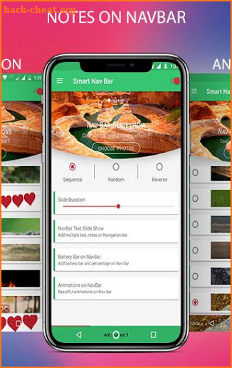 Navbar slideshow free - navbar customize android screenshot