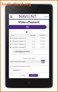 Navient Loans screenshot