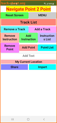 Navigate Point 2 Point screenshot