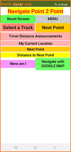 Navigate Point 2 Point screenshot