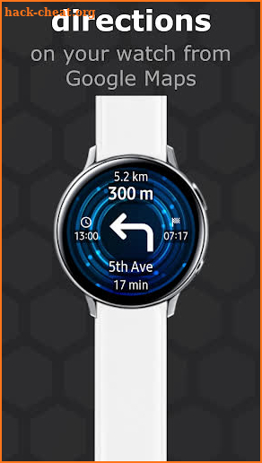 Navigation for watch screenshot