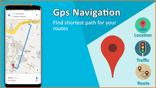 Navigation Maps & Traffic Alerts Offline screenshot