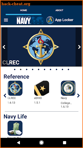 Navy App Locker screenshot