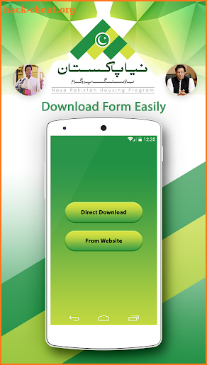 Naya Pakistan housing programme registration forms screenshot