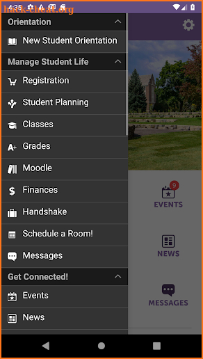 Nazareth College screenshot