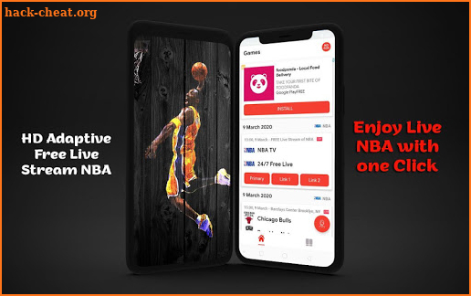 NBA 2K20 Live Stream Free | basketball livescore screenshot