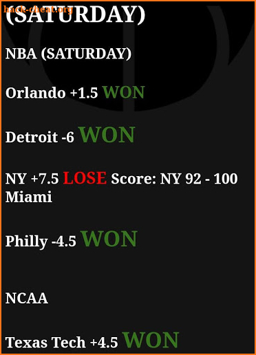 NBA Betting Tips screenshot