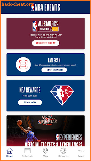 NBA Events screenshot