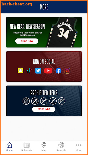 NBA Events screenshot