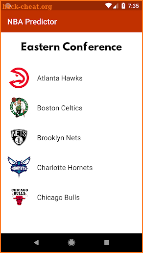 NBA Predictor screenshot