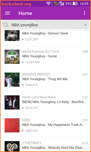 NBA Young boy All Soengs screenshot