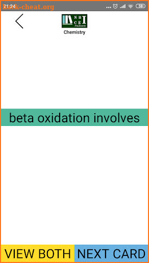 NBCE Flashcards Part 1 Chemistry screenshot