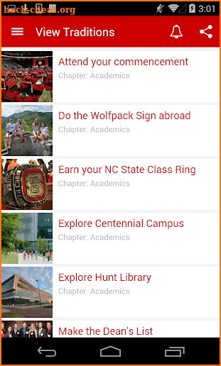 NC State Traditions The Brick screenshot