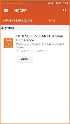 NCCEP screenshot