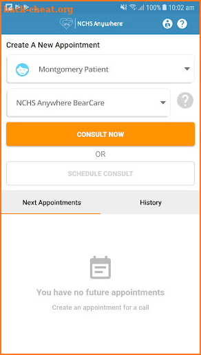 NCHS Anywhere screenshot