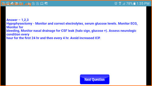 NCLEX 60 Questions screenshot