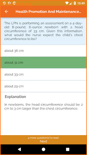 NCLEX-PN Practice Test 2019 screenshot