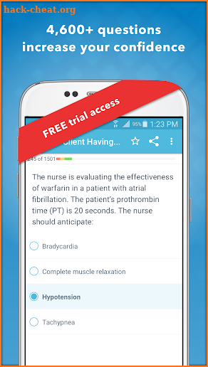 NCLEX RN Lippincott Review screenshot