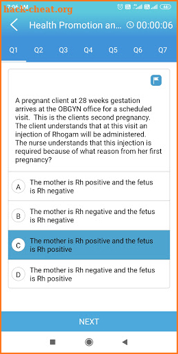 NCLEX RN NURSING EXAM – NCLEX TEST PREPARATION screenshot