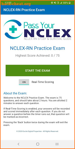 NCLEX-RN Practice Exam - Free Version screenshot