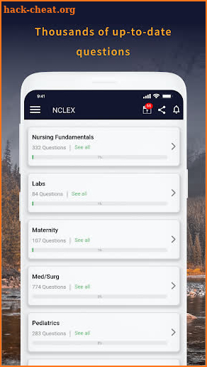 NCLEX®  RN & NCLEX®  PN Test Pro 2019 screenshot