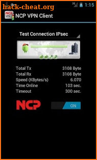 NCP VPN Client screenshot