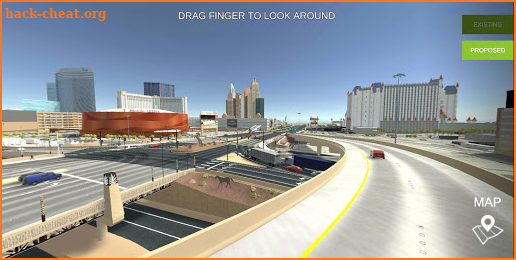 NDOT I-15 Tropicana Project 36 screenshot