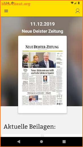 NDZ e-Paper screenshot