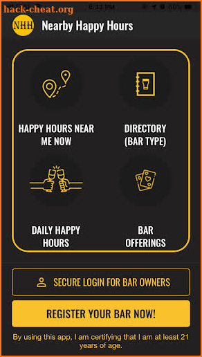 Nearby Happy Hours screenshot