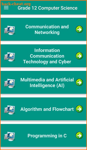 NEB Class 12 Computer Science Notes Offline screenshot