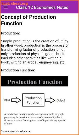 NEB Class 12 Economics Notes Offline screenshot