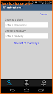 Nebraska 511 screenshot