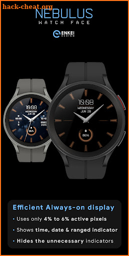 Nebulus - watch face screenshot