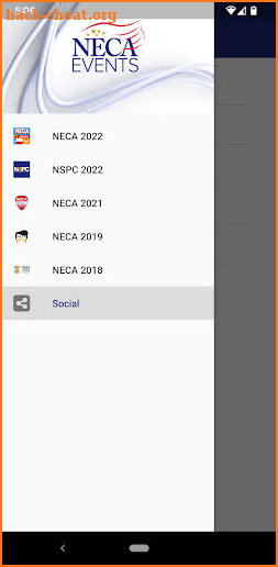 NECA Events screenshot