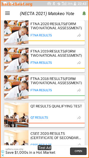 NECTA 2021: Matokeo Yote screenshot