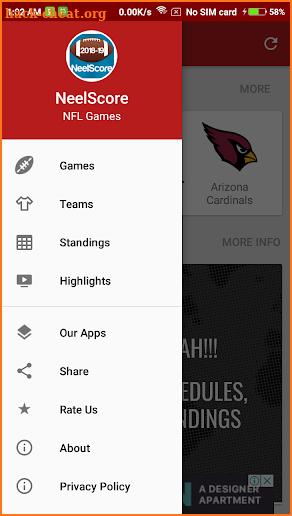 NeelScore - NFL Edition screenshot