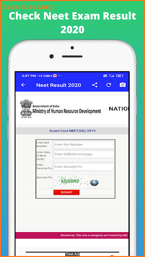 Neet Result 2020 App, Check NEET 2020 Result screenshot