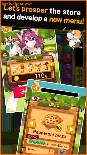 Neko Pazu:Cat waitress cafe training puzzle game. screenshot