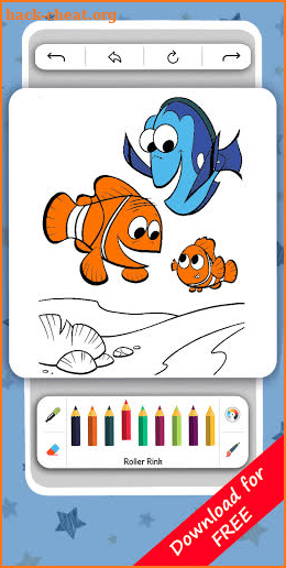 Nemo Coloring Book Game screenshot