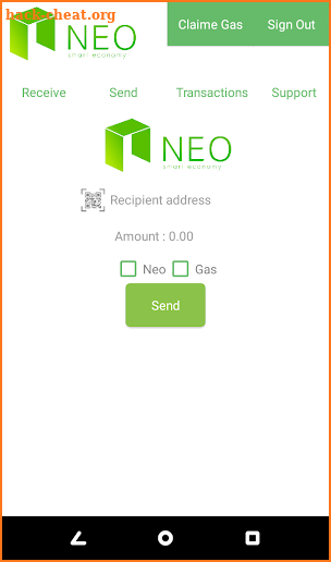 Neo Wallet screenshot